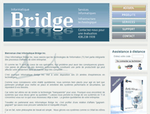 Tablet Screenshot of informatiquebridge.com